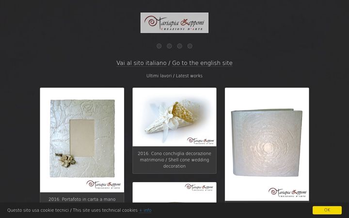 Screenshot of mariapiazepponi.com