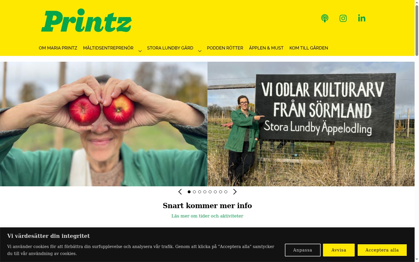 Snímek obrazovky baneru souhlasu zobrazeného před jakoukoli interakcí