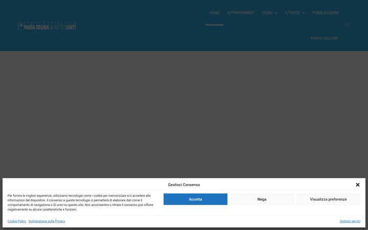 Screenshot of mariareginadituttiisanti.it
