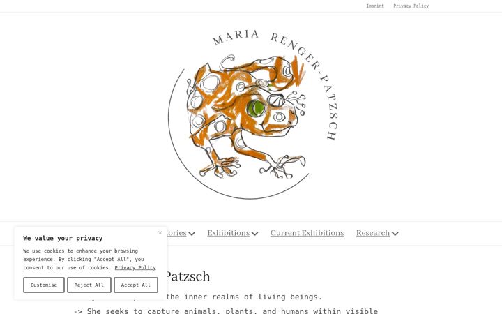Screenshot of mariarengerpatzsch.de