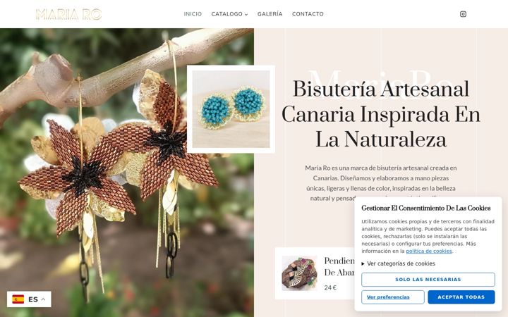 Screenshot of mariarro.com