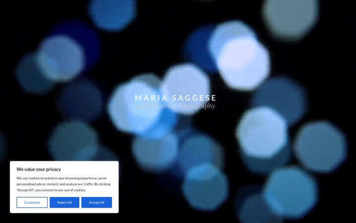 Screenshot of mariasaggese.com