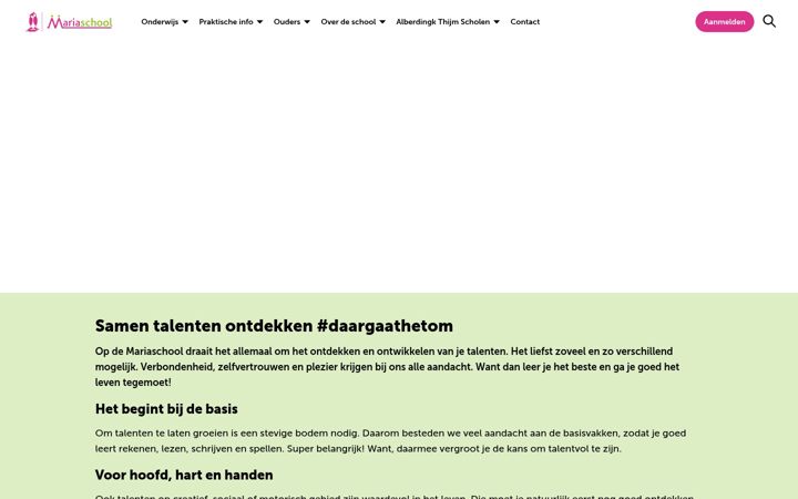 Screenshot of mariaschooleemnes.nl