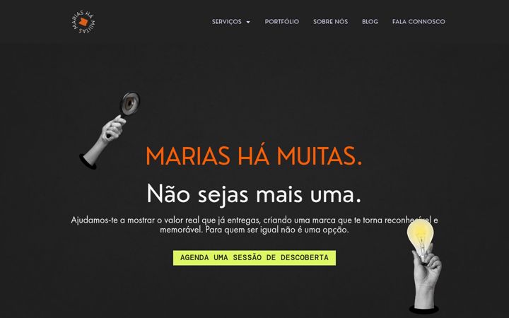 Screenshot of mariashamuitas.com