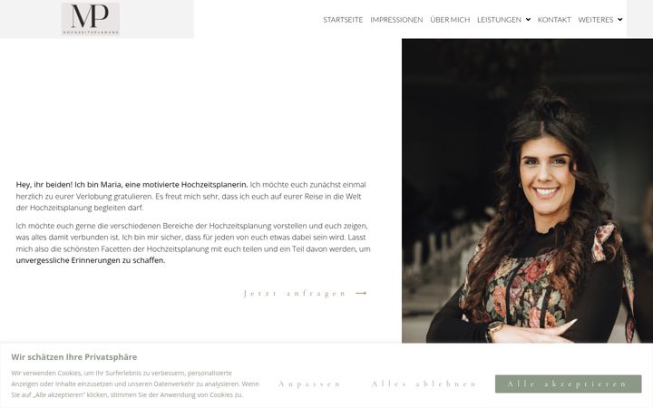Screenshot of mariashochzeitsplanung.de