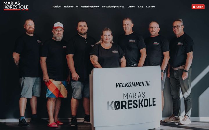 Screenshot stránky mariaskoereskole.dk