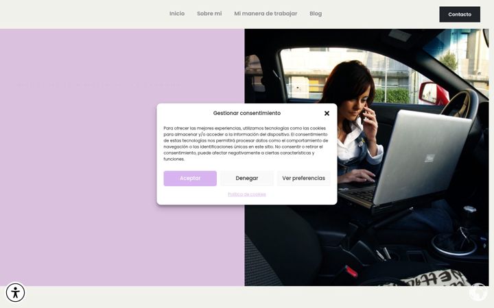 Screenshot of mariasoutopsicologa.es