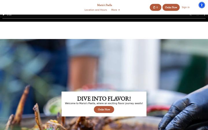 Screenshot of mariaspaellasac.com