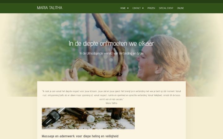 Screenshot of mariatalitha.com