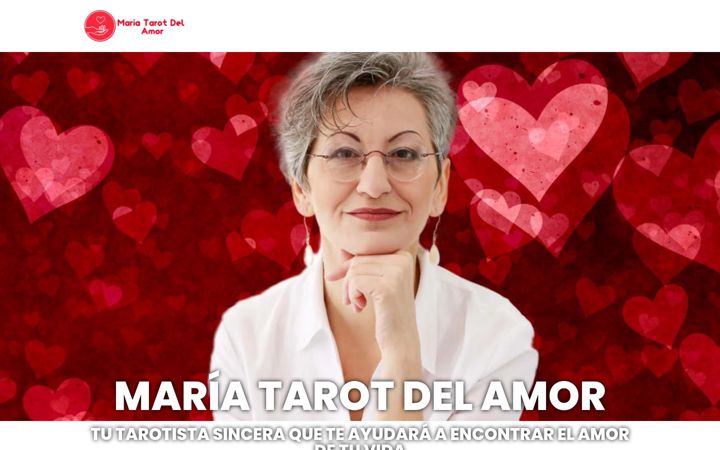 Screenshot of mariatarotdelamor.com