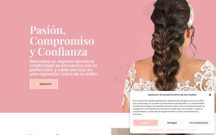 Screenshot of mariateresacazalla.com