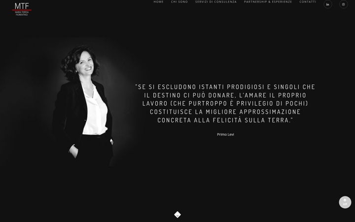 Skjermbilde av mariateresafiorentino.com