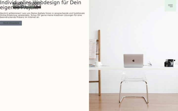 Screenshot of mariatorresdesign.com