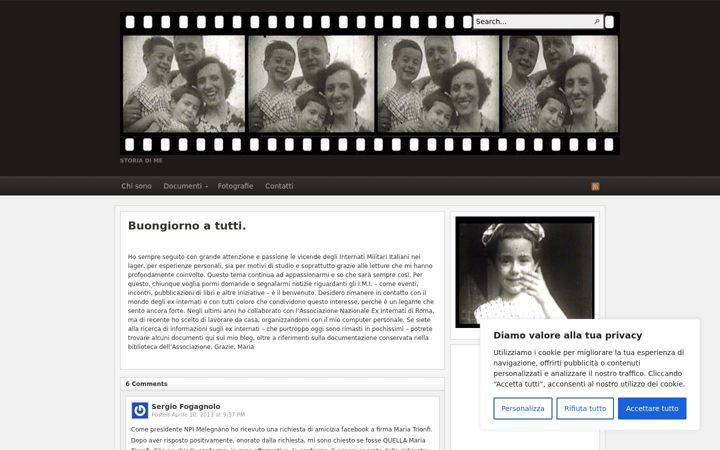 Screenshot of mariatrionfi.it