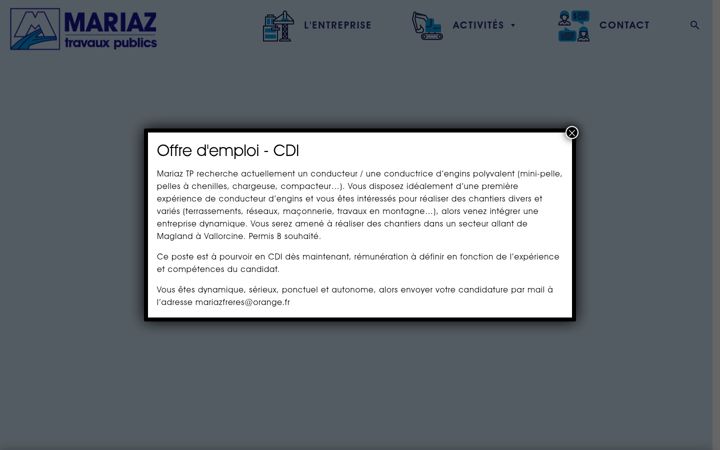 Screenshot of mariaz-freres.com