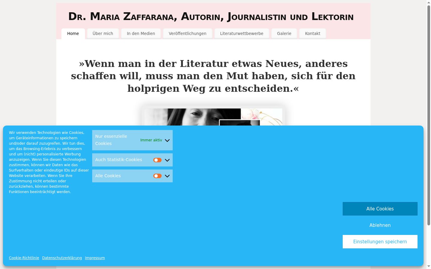Ekrānuzņēmums ar piekrišanas baneri, kas tika rādīts pirms jebkādas mijiedarbības