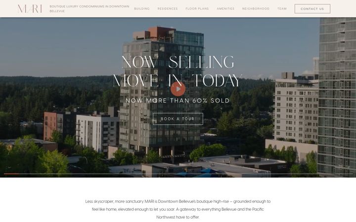 Screenshot of maribellevue.com