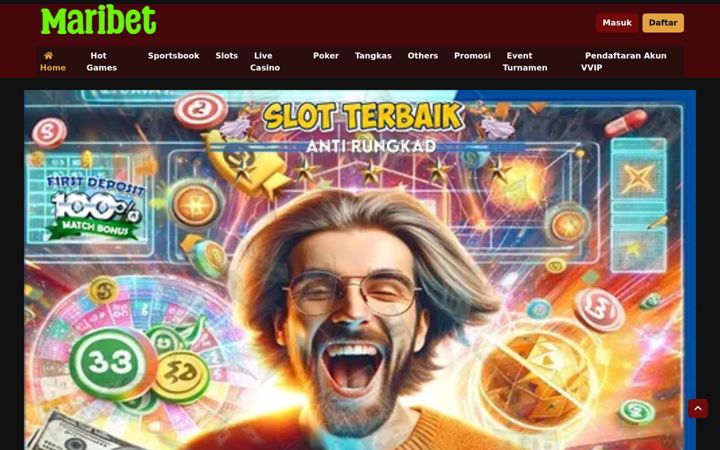 Screenshot of maribet.org