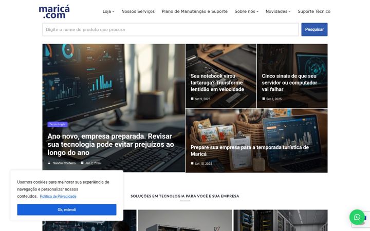 Screenshot of marica.com