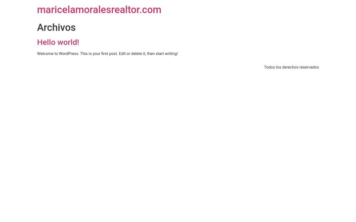 Screenshot of maricelamoralesrealtor.com