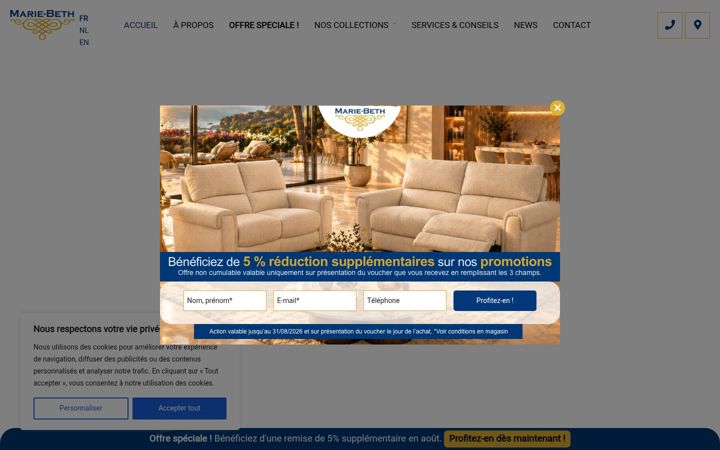 Screenshot of marie-beth.com