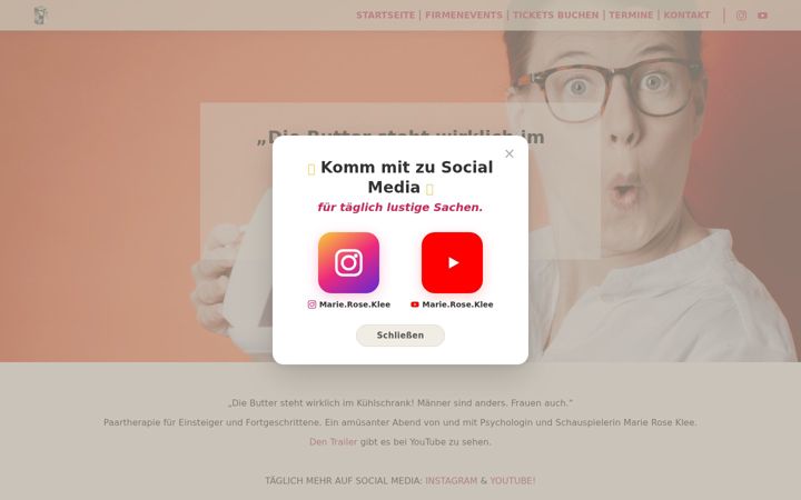 Screenshot of marie-rose.de