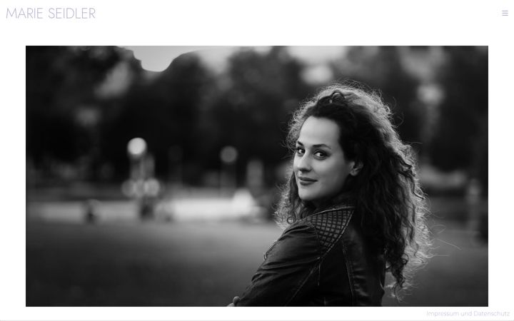 Screenshot of marie-seidler.de