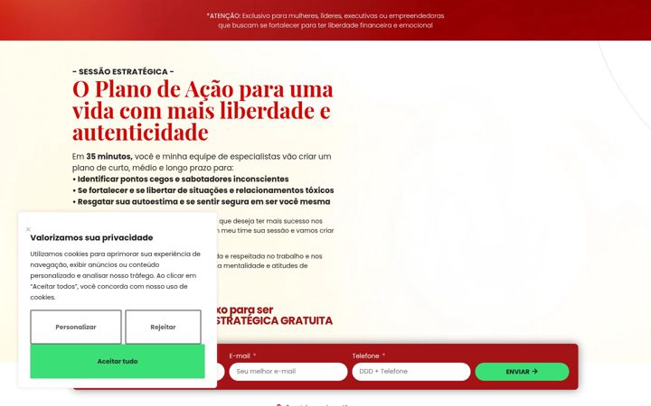 Screenshot of mariebendelac.com