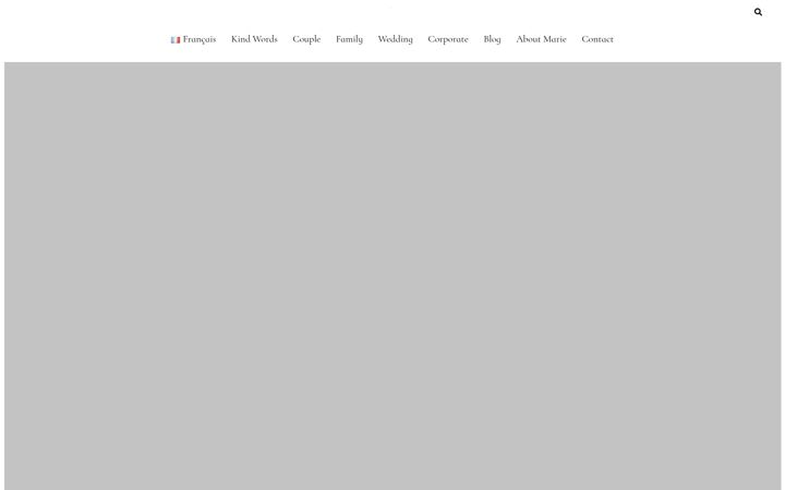 Screenshot of mariecalfopoulos.com