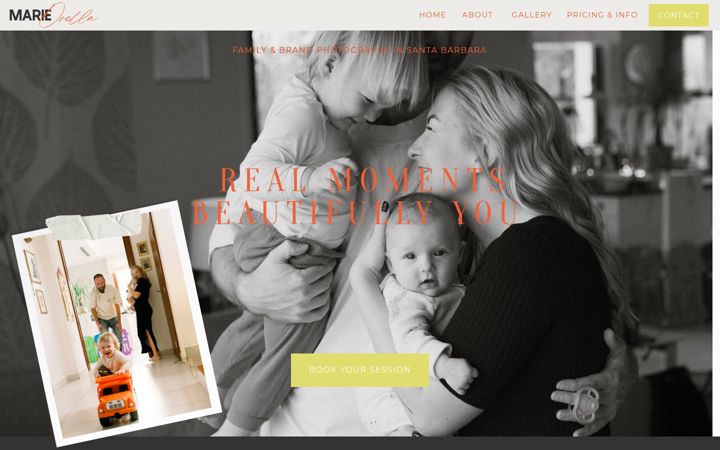 Screenshot of mariedrdla.com