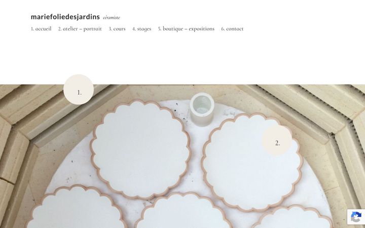 Screenshot of mariefoliedesjardins.fr