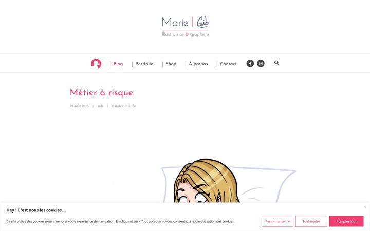 Screenshot of mariegib.fr