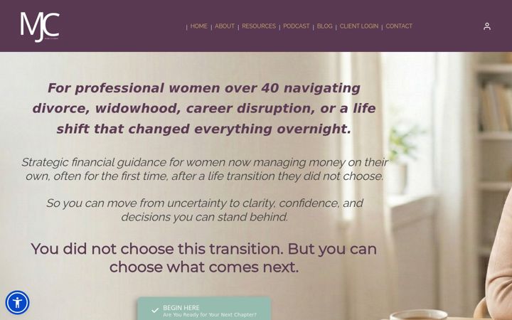 Screenshot of mariejocaesar.com