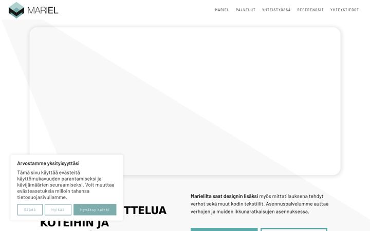 Screenshot of mariel.fi