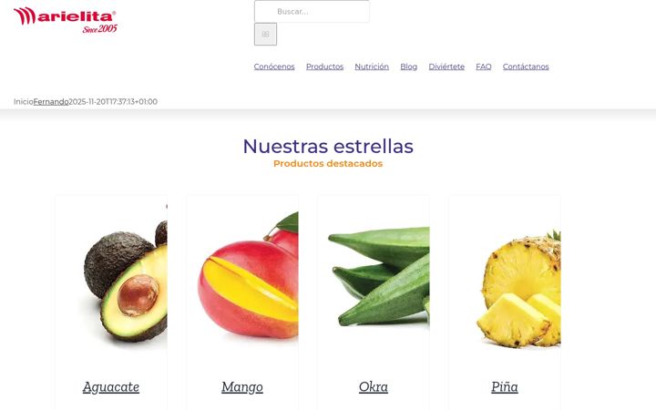 Screenshot of marielita.es