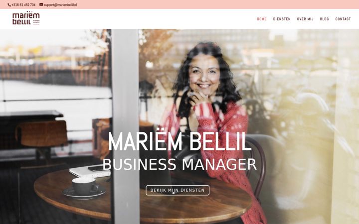 Screenshot of mariembellil.nl