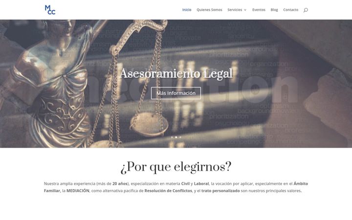Screenshot of mariencarrillo-mediacion.es