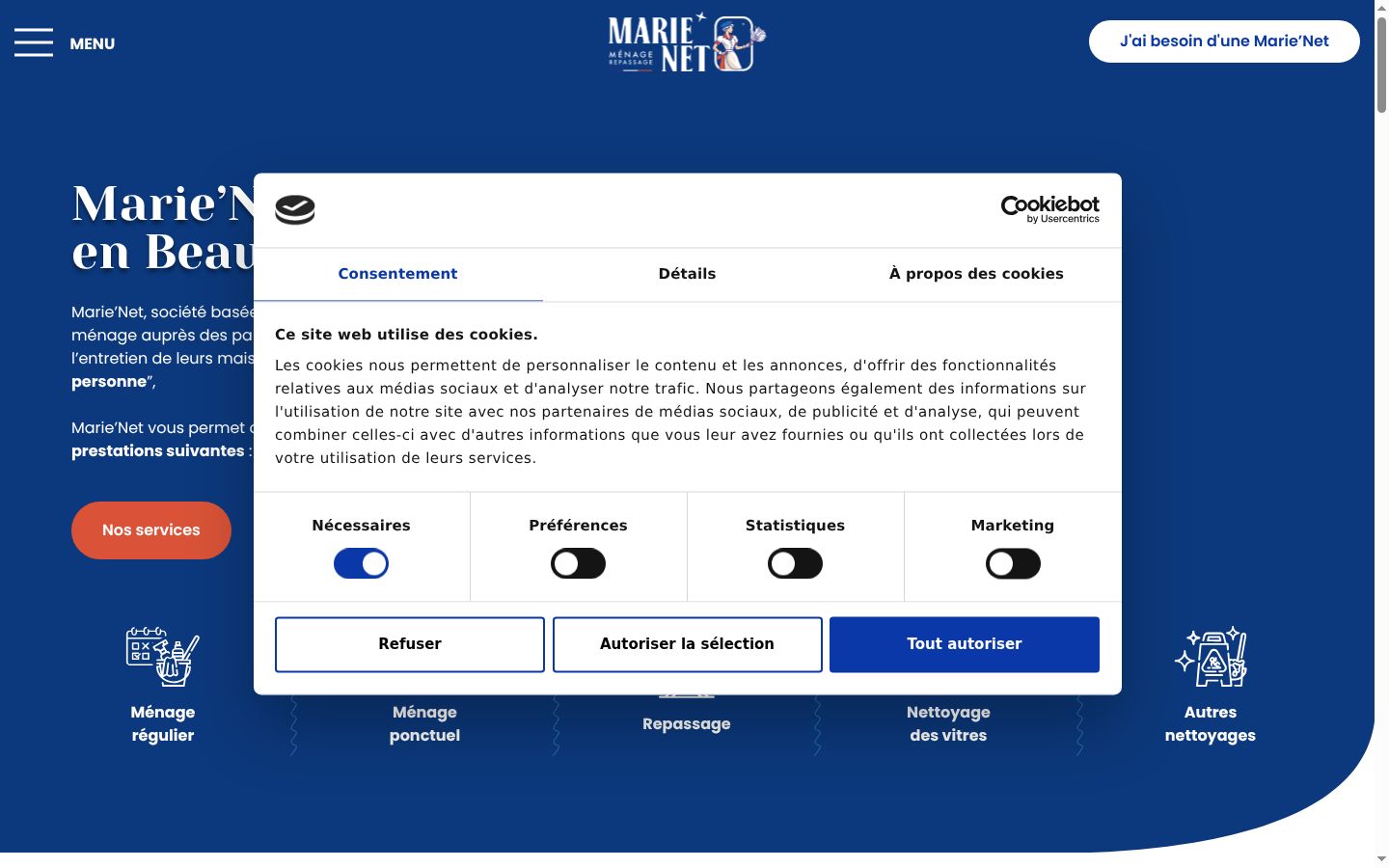 Sutikimo reklamjuostės, rodytos prieš bet kokią sąveiką, ekrano kopija