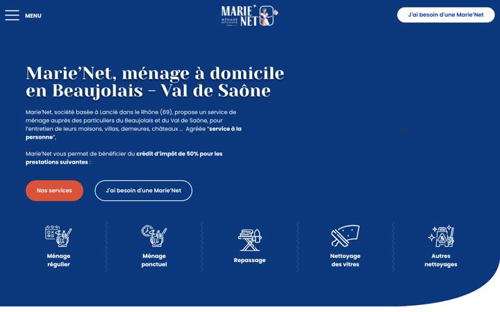 Screenshot of marienet.fr