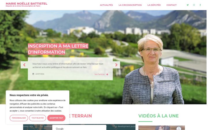 Screenshot of marienoelle-battistel.fr