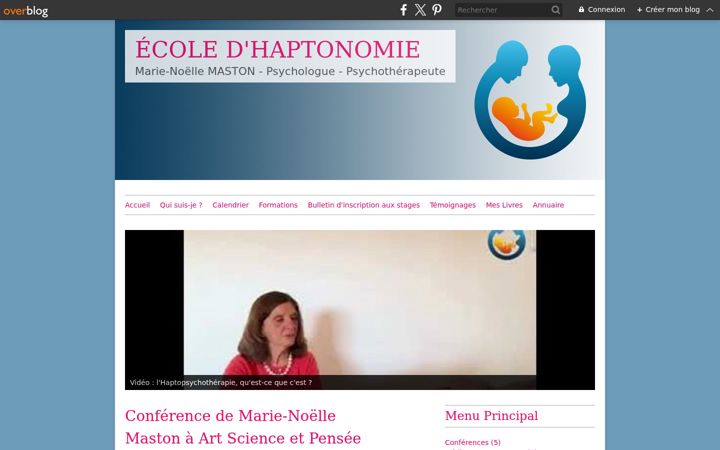 Screenshot of marienoellemaston.net