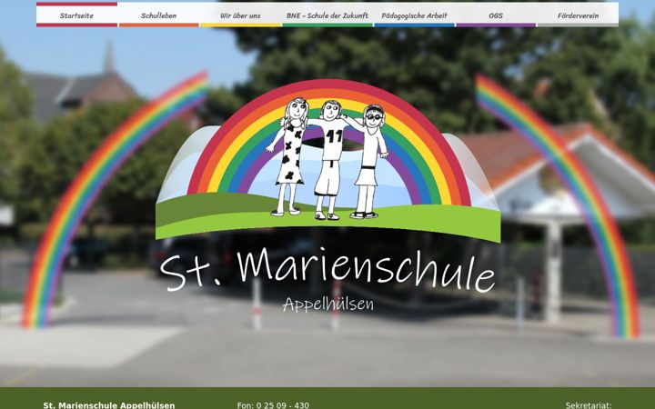 Screenshot of marienschule-appelhuelsen.de