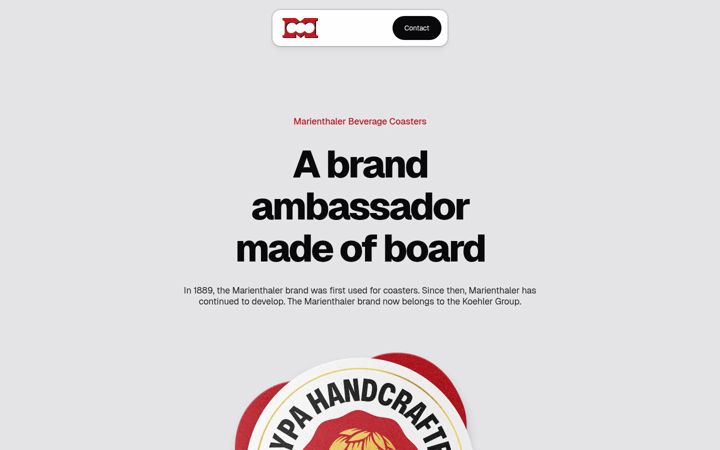 Screenshot of marienthaler.com