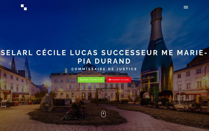Screenshot of mariepiadurand.fr