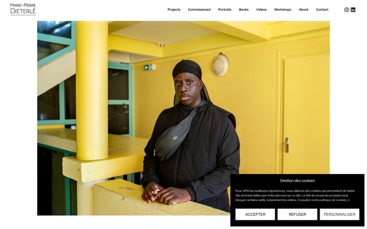 Screenshot of mariepierredieterle.com
