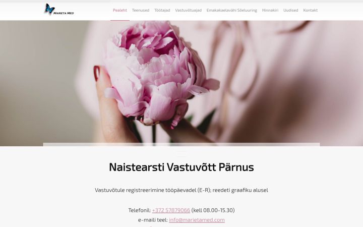 Screenshot of marietamed.com