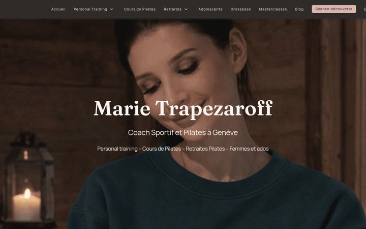 Screenshot of marietrap.ch