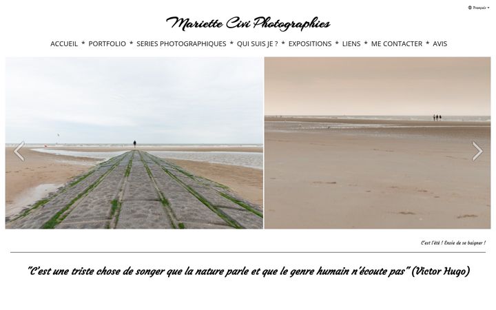 Screenshot of mariettecivi.fr
