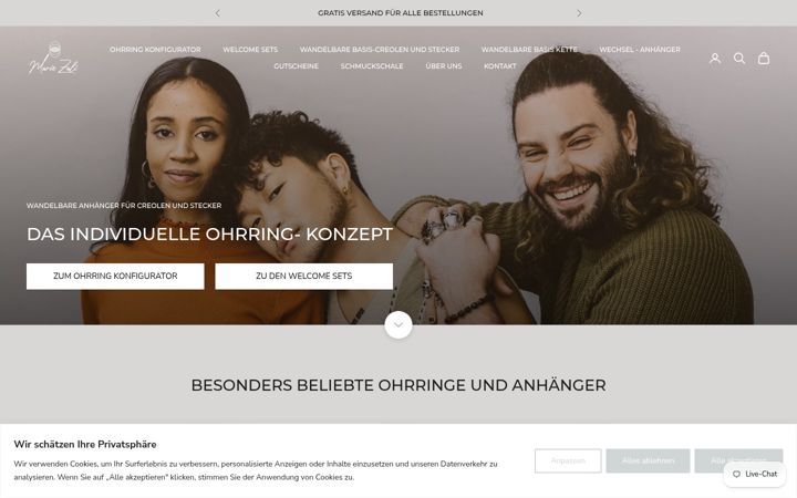 Screenshot of mariezali.com