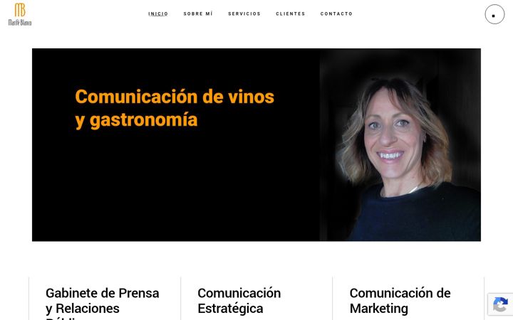 Screenshot of marifeblanco.com
